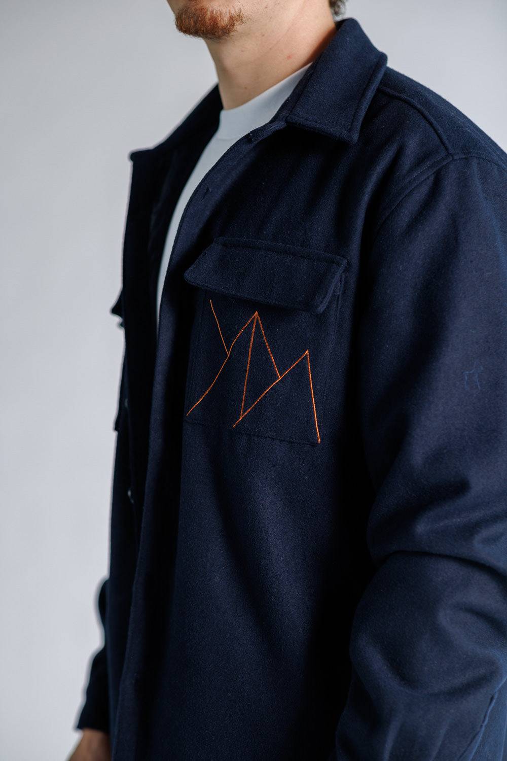 Karo Kauer Overshirt Dark Blue Vatertagsangebot