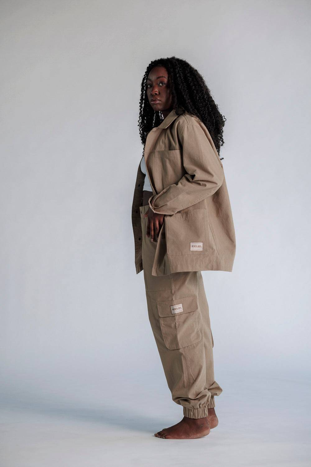 Karo Kauer Cargo Jacket Mocca Sonderangebote