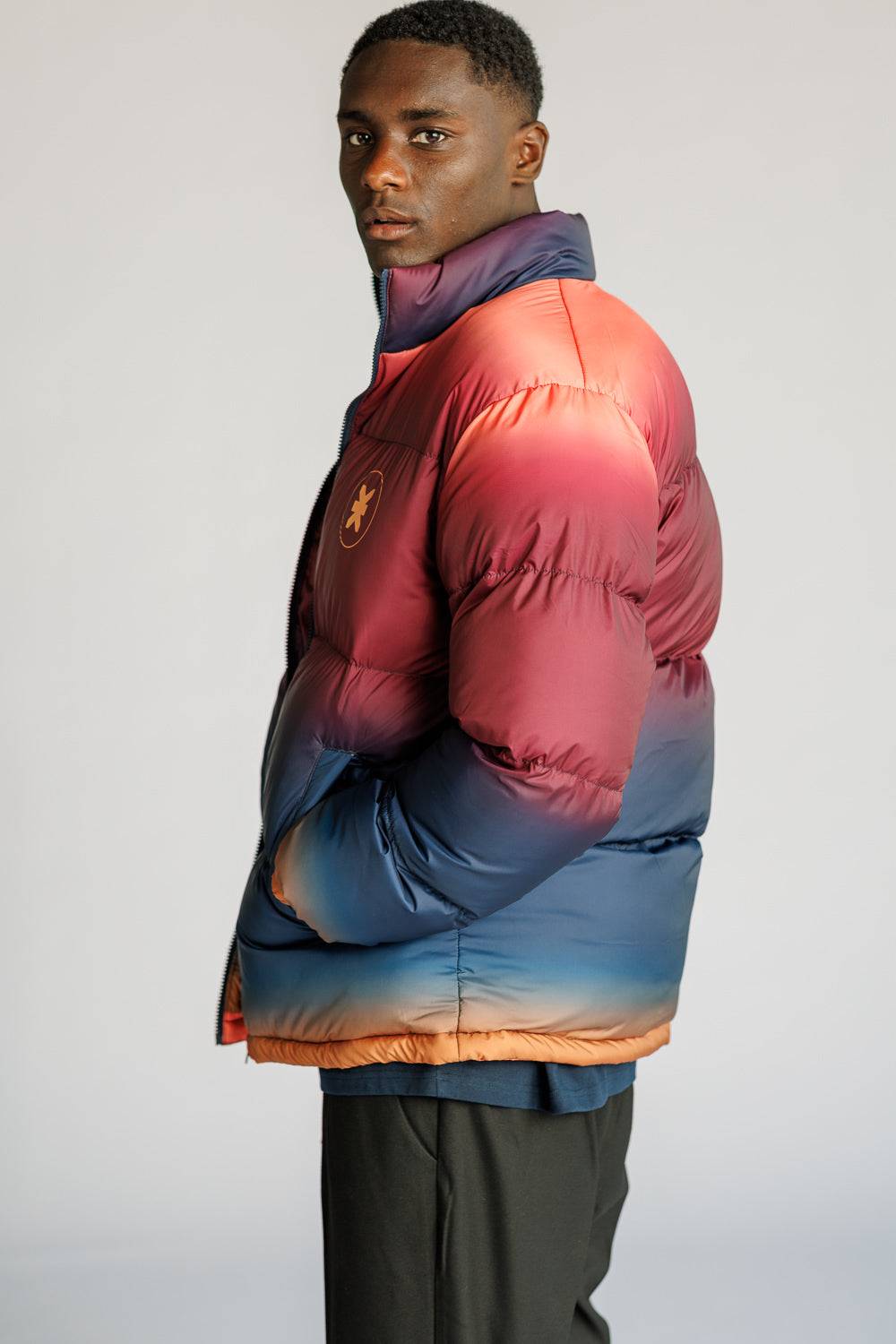 Karo Kauer Puffer Jacket Multicolour Tiefpreis