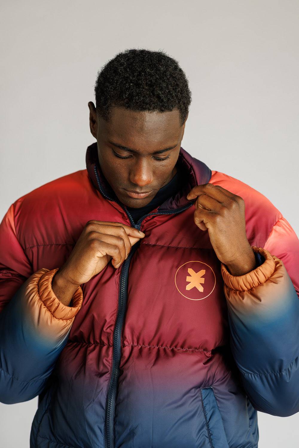 Karo Kauer Puffer Jacket Multicolour Tiefpreis