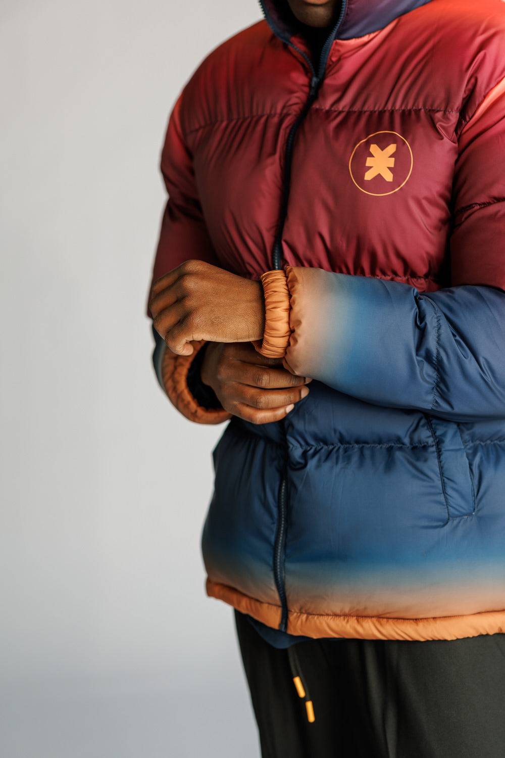 Karo Kauer Puffer Jacket Multicolour Tiefpreis