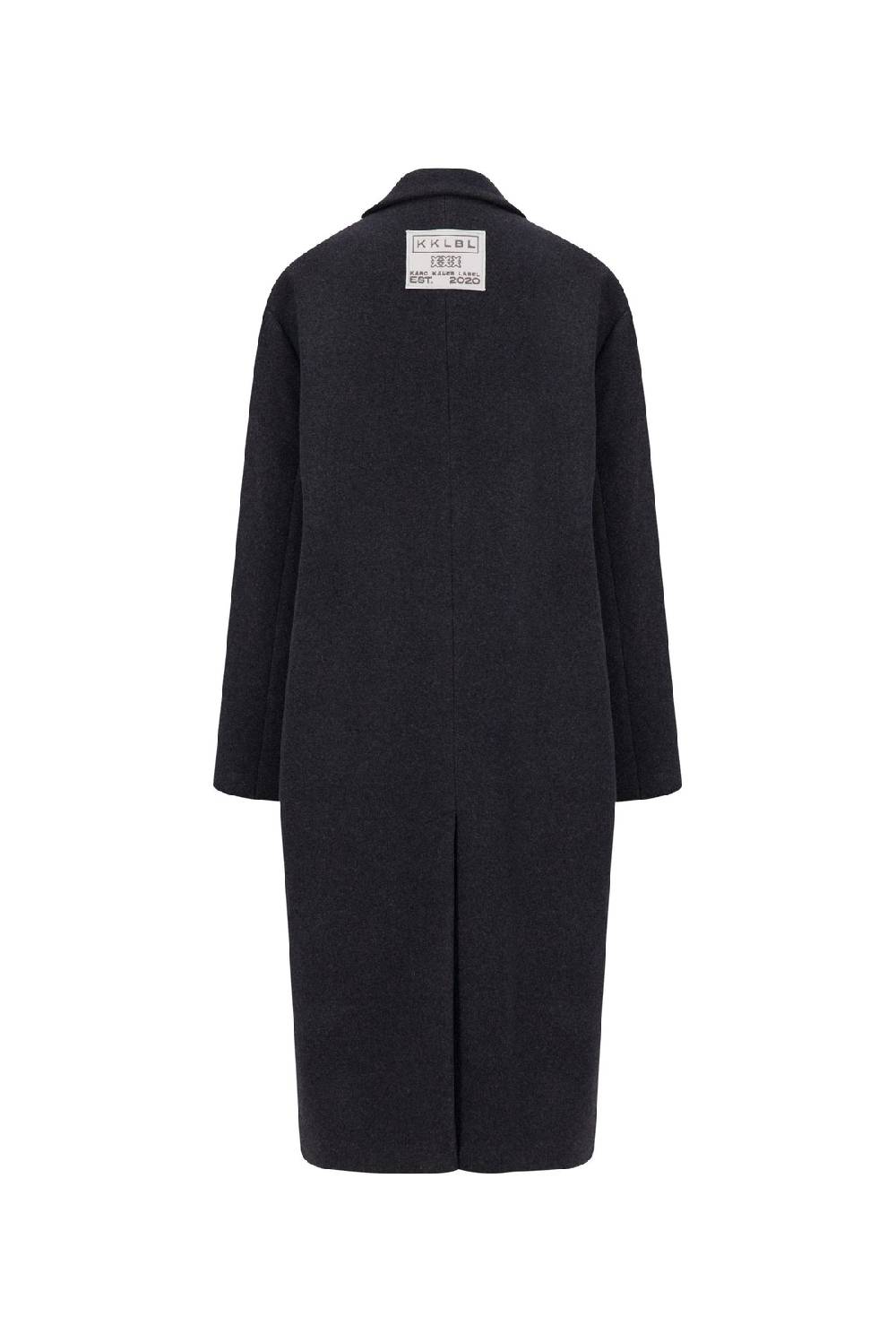 Karo Kauer Coat Oversize Grey Kostenlose Rückgabe