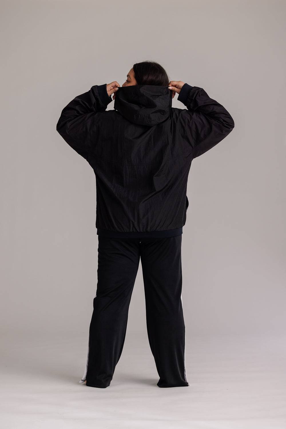 Karo Kauer Windbreaker Black Begrenzte Freigabe