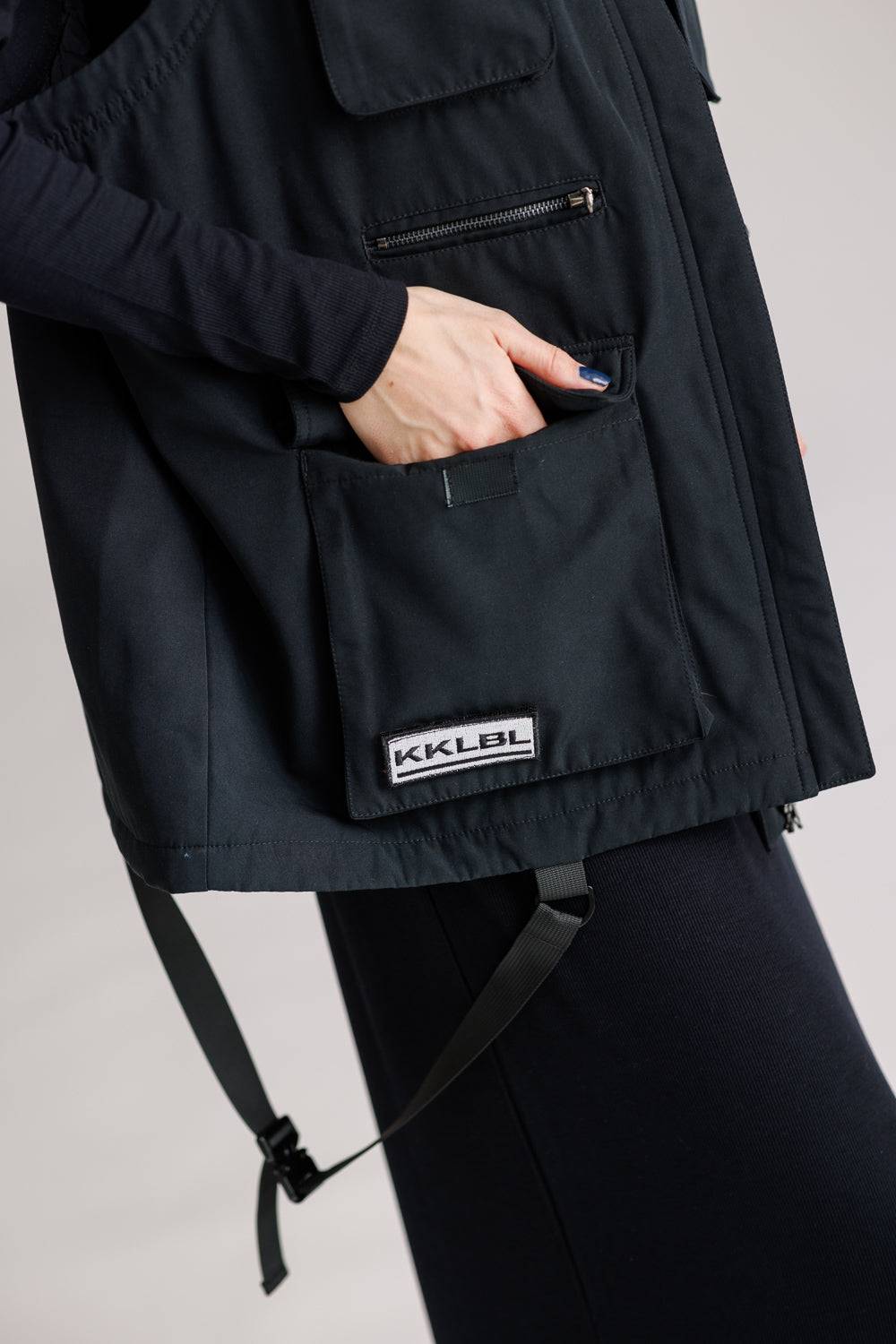 Karo Kauer Vest Black Letzte 3 Tage