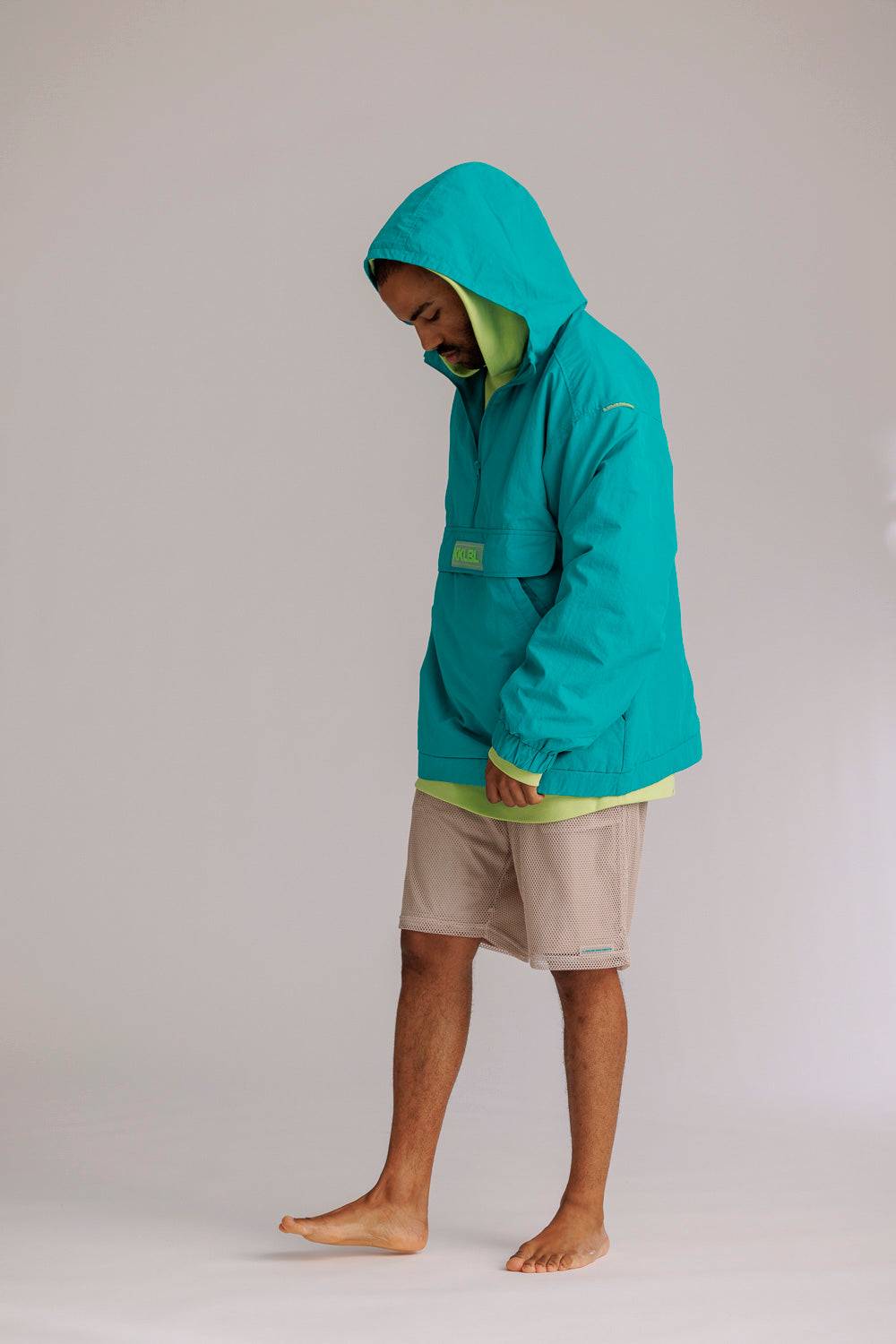 Karo Kauer Windbreaker Tile Blue Letzter Tag