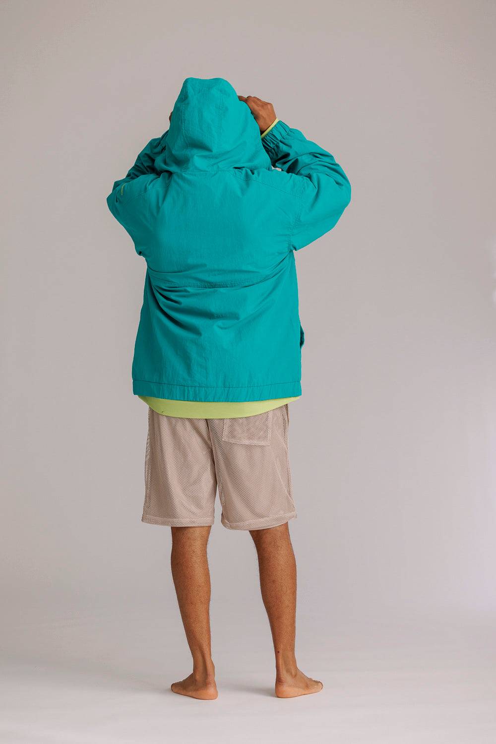 Karo Kauer Windbreaker Tile Blue Letzter Tag
