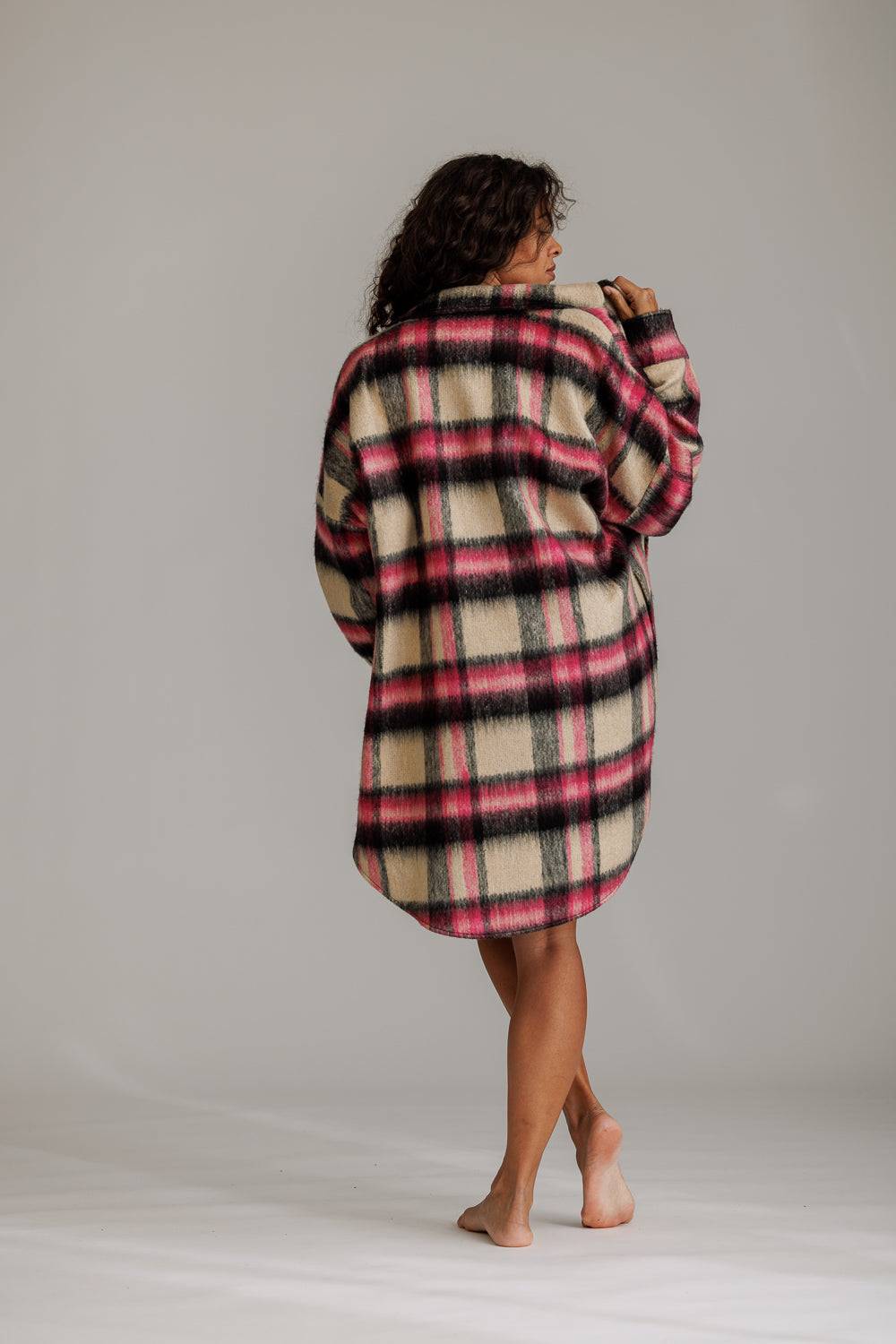 Karo Kauer Overjacket Checkered Zeitbegrenzte Promotion