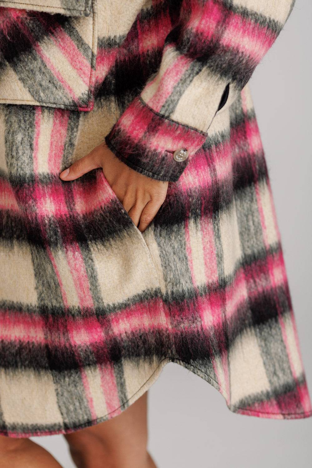 Karo Kauer Overjacket Checkered Zeitbegrenzte Promotion