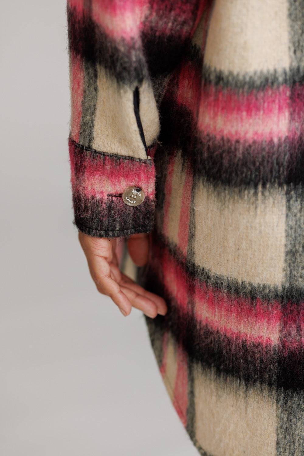 Karo Kauer Overjacket Checkered Zeitbegrenzte Promotion