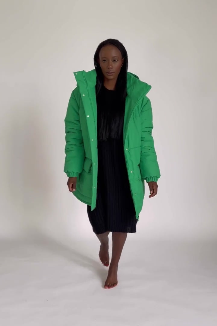 Karo Kauer Puffer Jacket Green Bis zu 50% Rabatt