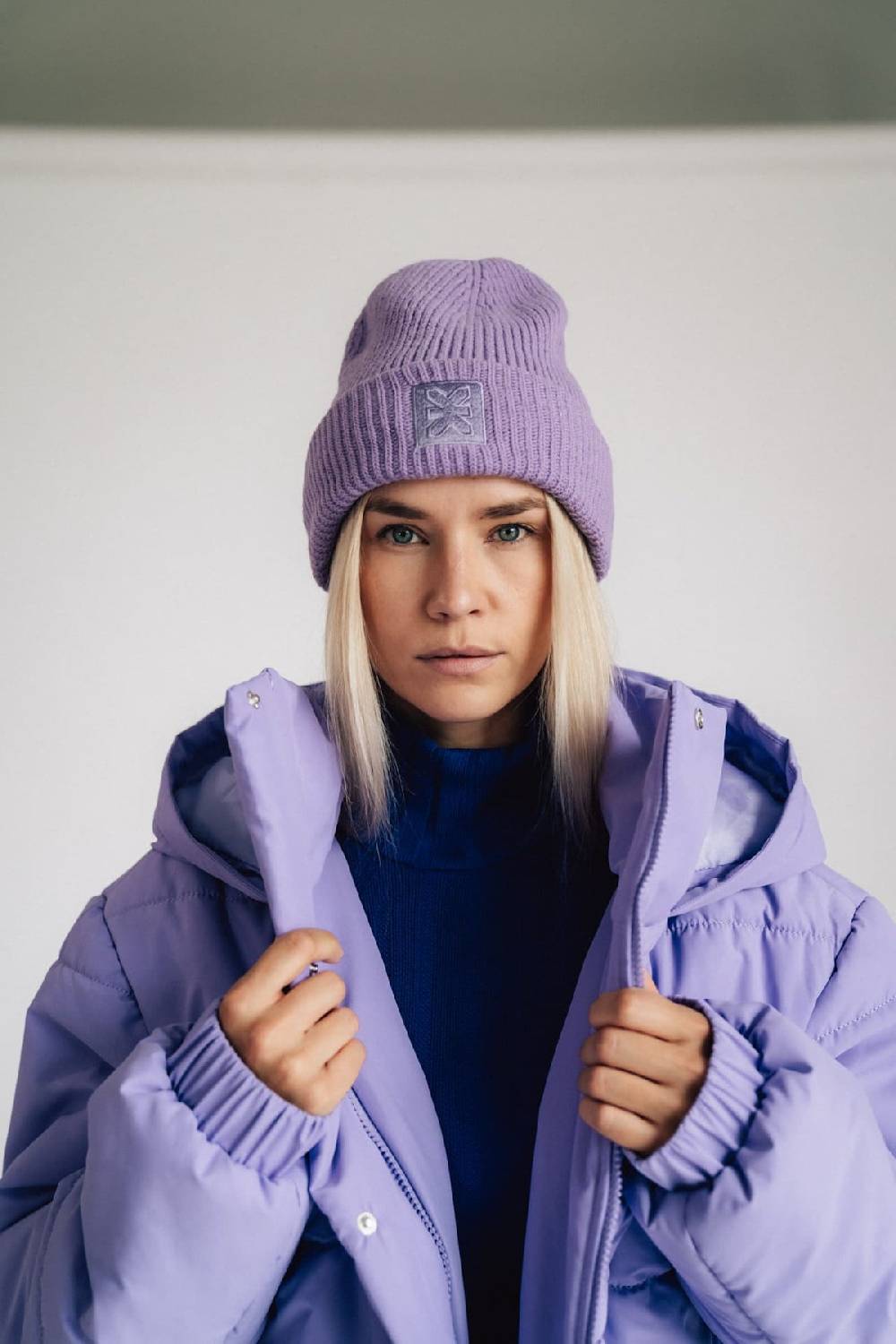 Karo Kauer Puffer Jacket Lilac Bis zu 60% Rabatt