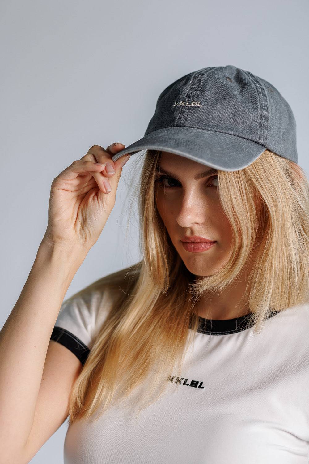 Karo Kauer Cap KKLBL Grey Fabrikverkauf