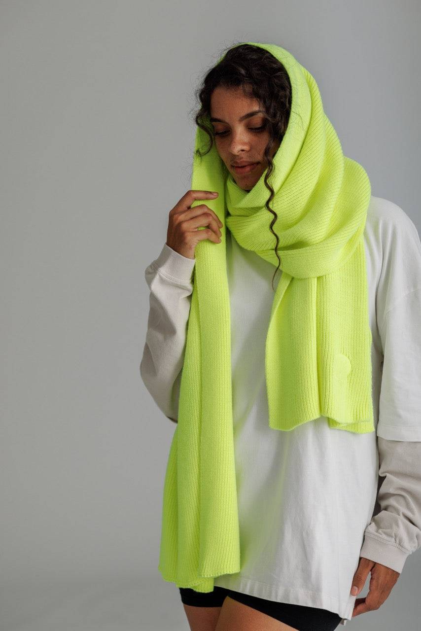 Karo Kauer Scarf Neon Lime Blitzverkäufe