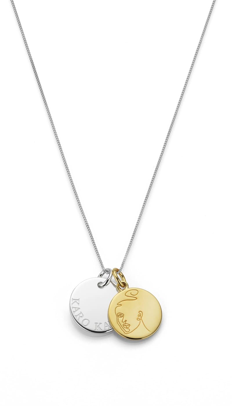 Karo Kauer Fine Necklace Silver x KK Coins Weihnachtsangebot