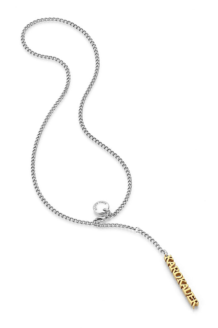 Karo Kauer KK Y-Necklace Bicolor Silver/Gold Osterangebot