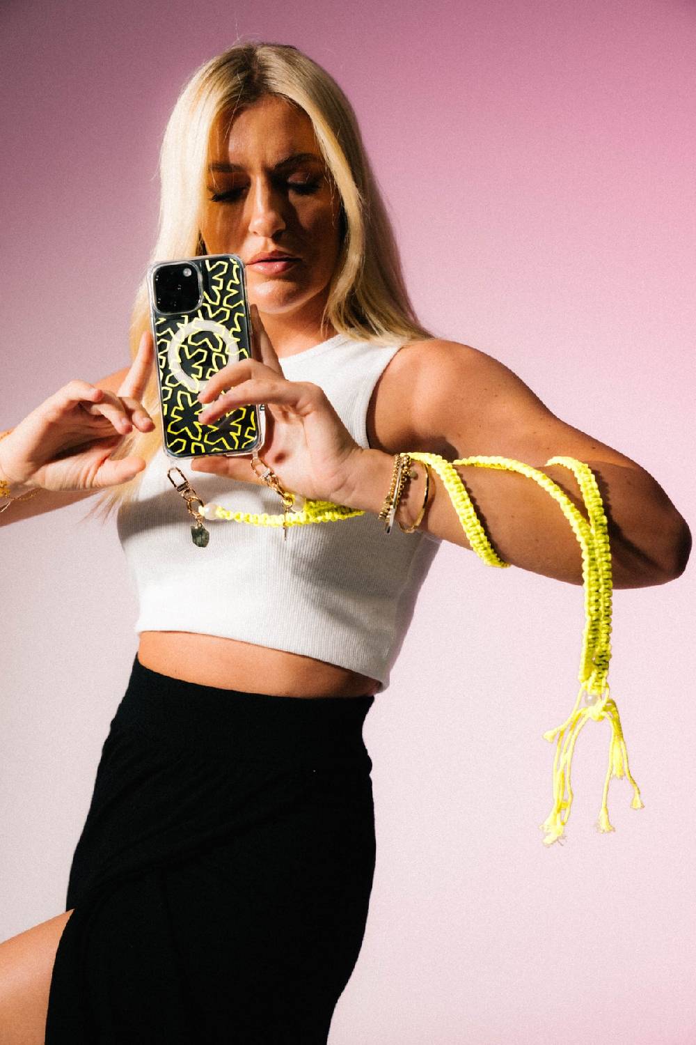 Karo Kauer Smartphone Case Logo Clear Lagerräumung