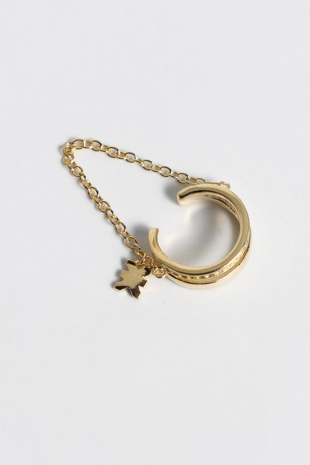 Karo Kauer Earcuff Chain Gold Neueste Mode