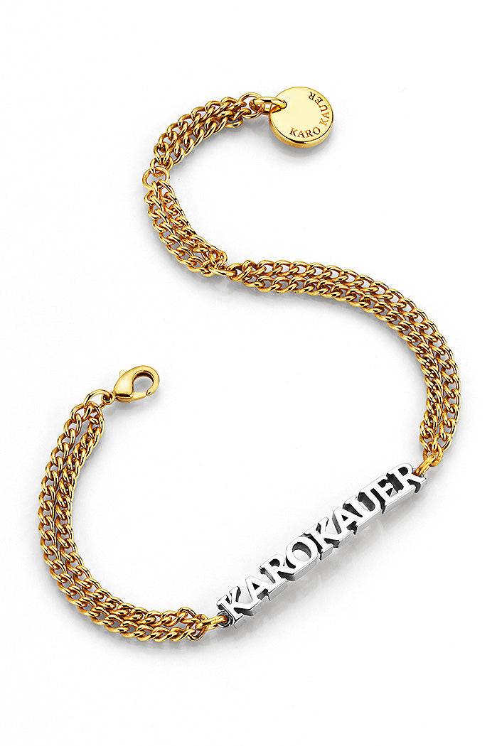 Karo Kauer KK Bracelet Bicolor Gold/Silver Zeitlich begrenztes Angebot