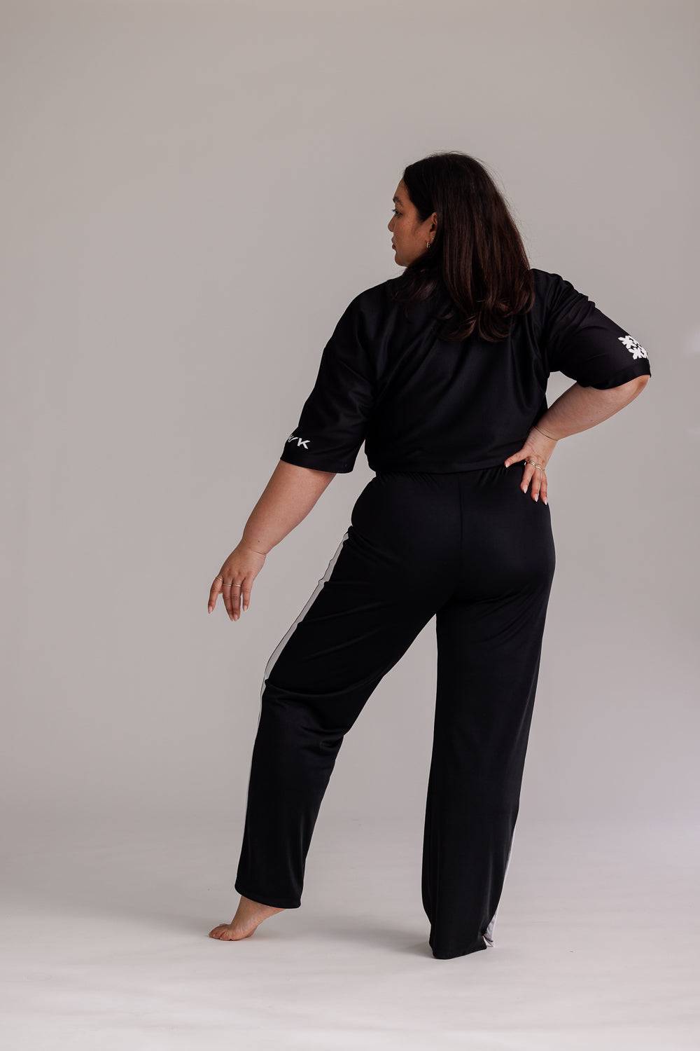 Karo Kauer T-Shirt Cropped Baseball Begrenztes Angebot
