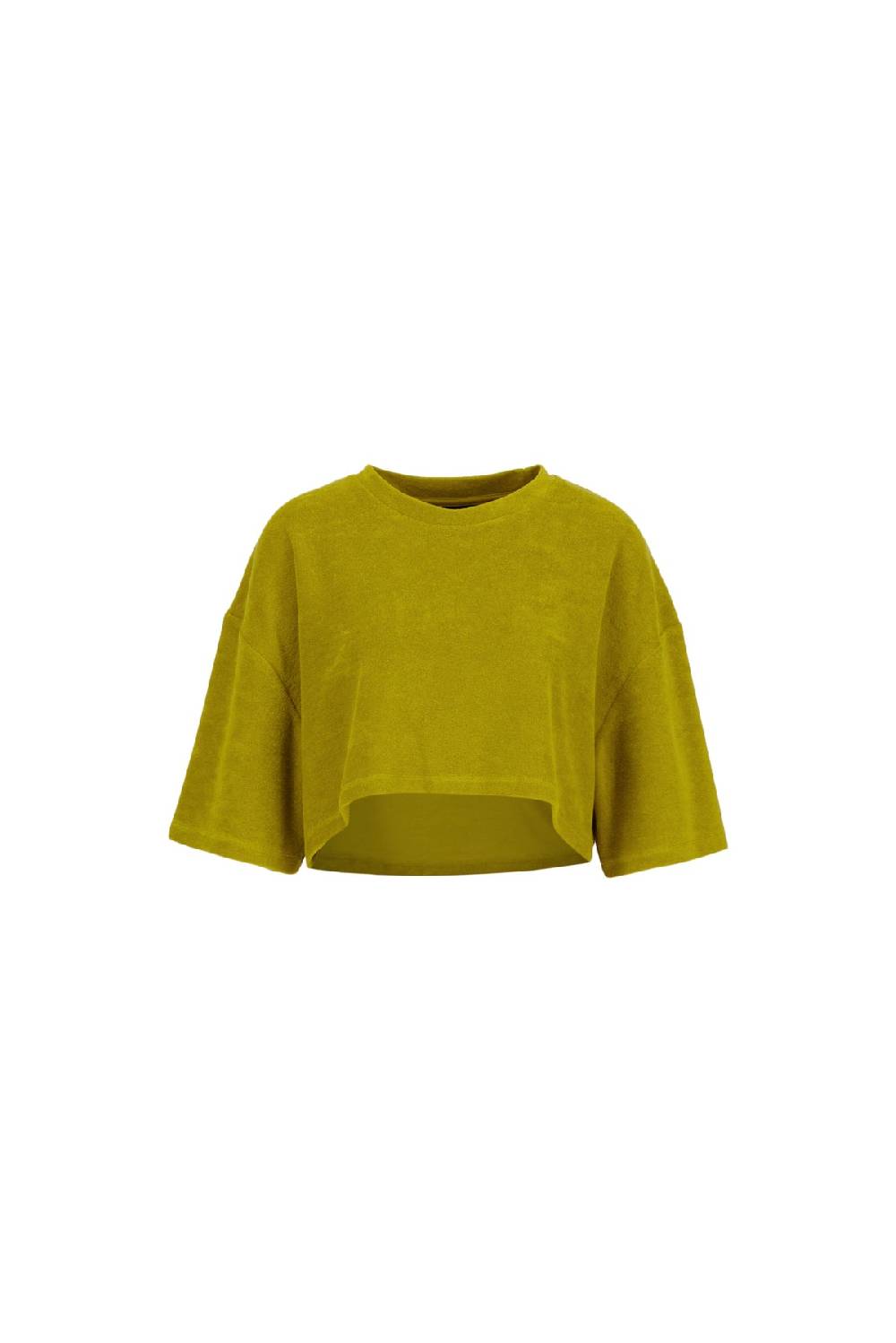 Karo Kauer Frottee T-Shirt Olive Preisnachlass