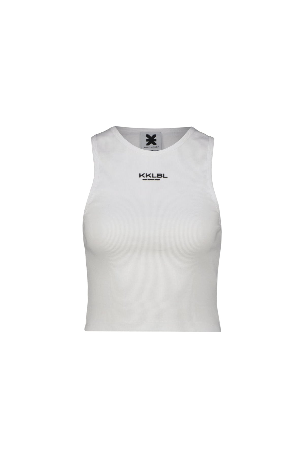 Karo Kauer Rib Top Basic White Cyber Monday