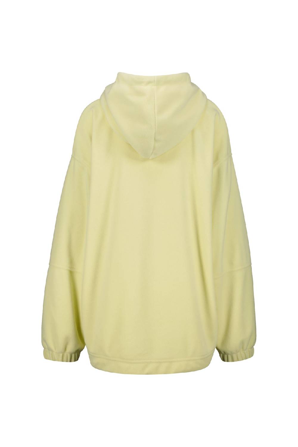 Karo Kauer Zipped Fleece Light Yellow Neueste Mode