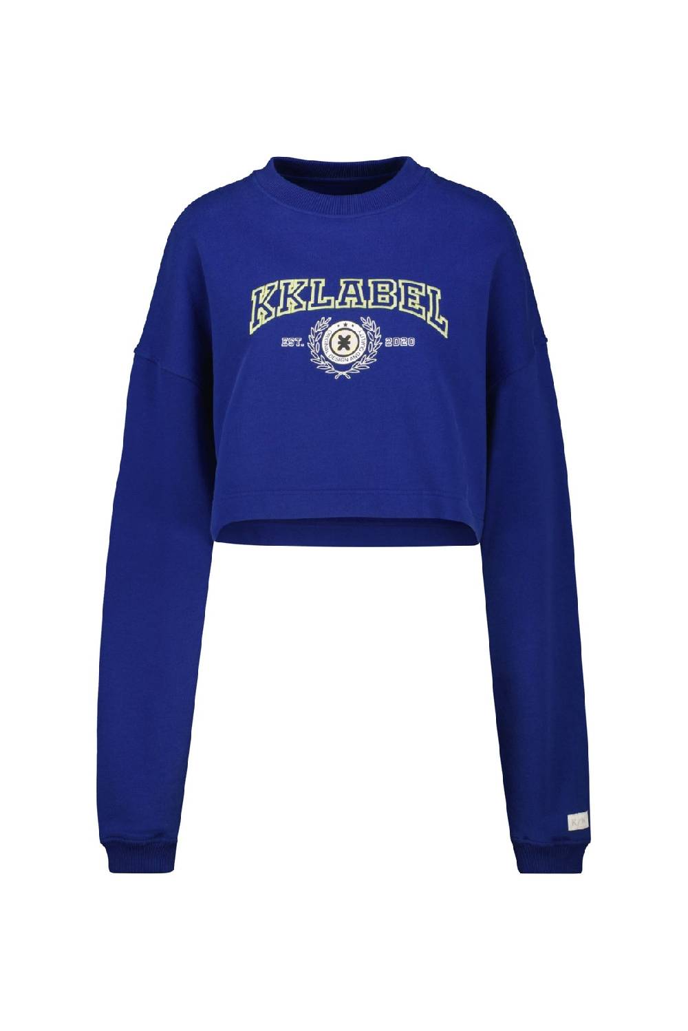 Karo Kauer Sweater Cropped Dark Blue Online Outlet
