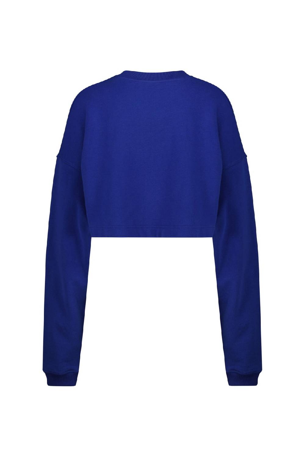 Karo Kauer Sweater Cropped Dark Blue Online Outlet
