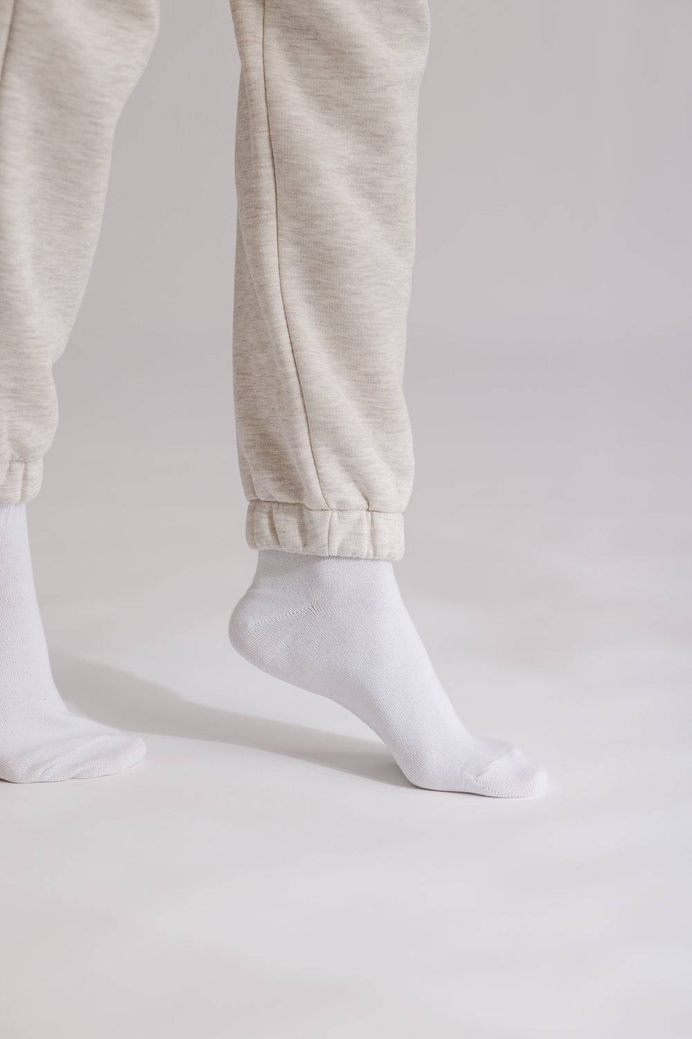 Karo Kauer Jogger Pants Basic Sand Melange Riesige Ersparnisse