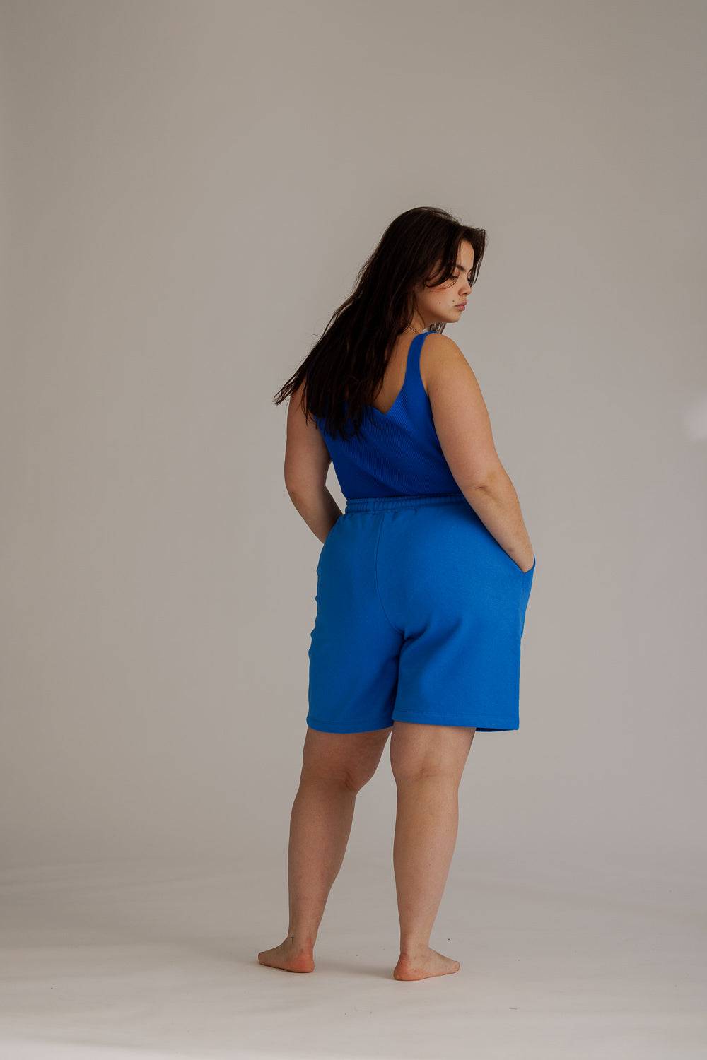 Karo Kauer Long Shorts Sonic Blue Tiefpreis
