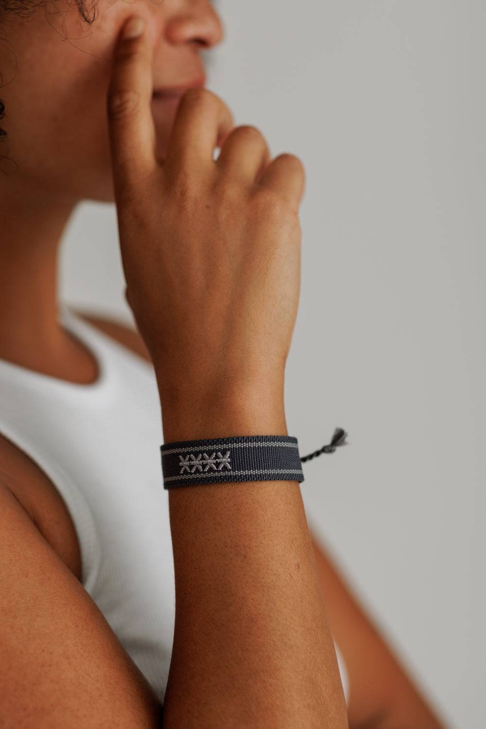 Karo Kauer Bracelet Stone Grey Bis zu 60% Rabatt