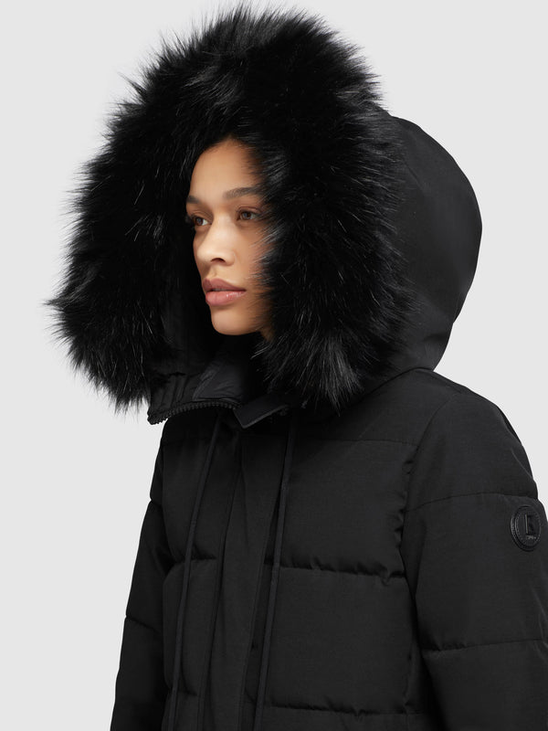 Khujo Mantel DEGI (WITH FUR) Clearance-Verkauf