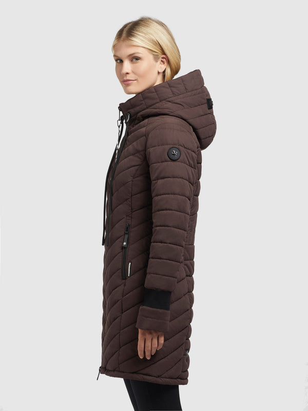 Khujo Mantel NITA2 PEACHED 50% Rabatt mit kostenlosem Versand