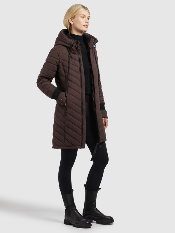 Khujo Mantel NITA2 PEACHED 50% Rabatt mit kostenlosem Versand