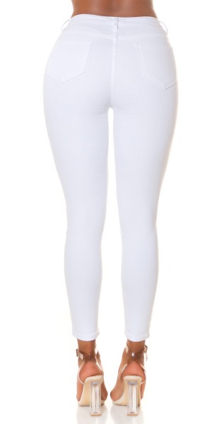 Koucla Sexy Musthave Highwaist Jeans mit Knopf-Details Neuheiten