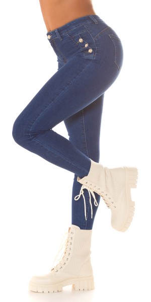Koucla Trendy Musthave Biker Look Stiefeletten gerippt Riesige Ersparnisse
