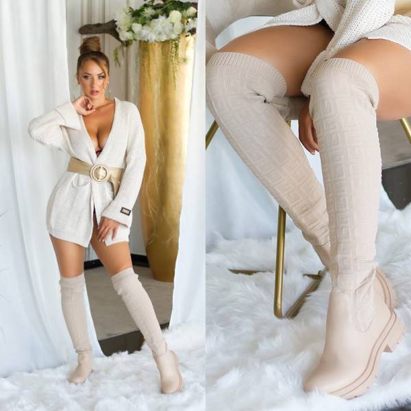 Koucla Sexy Fashionista Stoff Overknees Begrenztes Angebot