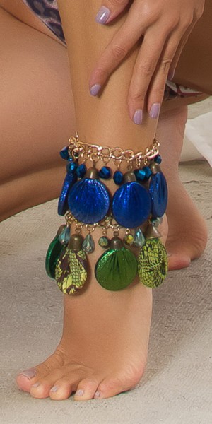 Koucla Trendy Fußkette mit Perlen Festival Style Kauf eins, bekomm eins gratis
