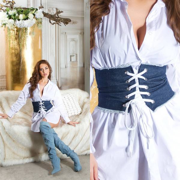 Koucla Sexy Denim Taillengürtel zum Binden Super Sparpreis