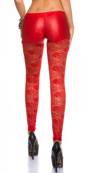 Koucla Sexy KouCla Spitzenleggings mit Reißverschluss Angebote