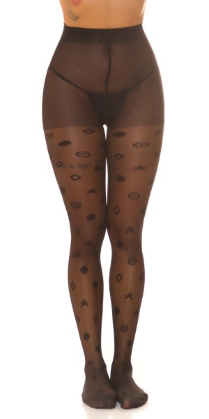 Koucla Sexy Strumpfhose mit Print "Star" Outlet