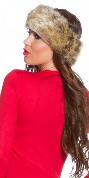 Koucla Trendy Fake Fur Stirnband/Loopschal, it s up 2u! Osterangebot