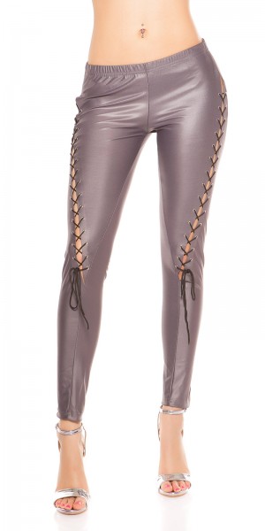 Koucla Sexy KouCla Leggings mit Schnürung vorne Kostenloser Versand international