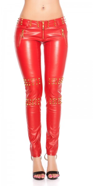 Koucla Sexy KouCla Hosen mit Nieten und Zippern Fabrikladen