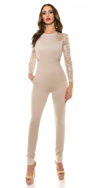 Koucla Sexy KouCla Spitzenoverall mit Reißverschluss Im Verkauf