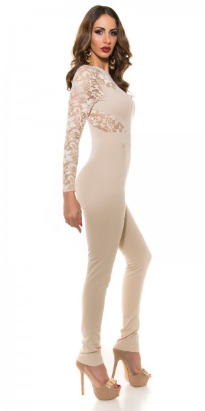 Koucla Sexy KouCla Spitzenoverall mit Reißverschluss Im Verkauf