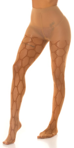 Koucla Sexy Strumpfhose mit Print Super Rabatt