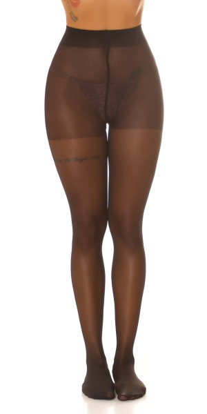 Koucla Sexy Strumpfhose mit rückseitigem Print Kostenloser Versand international
