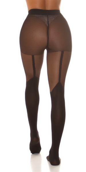 Koucla Sexy Strumpfhose in Strumpfhalter Optik zollfrei