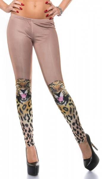 Koucla Sexy KouCla Leggings mit Leoface 50% Rabatt für begrenzte Zeit